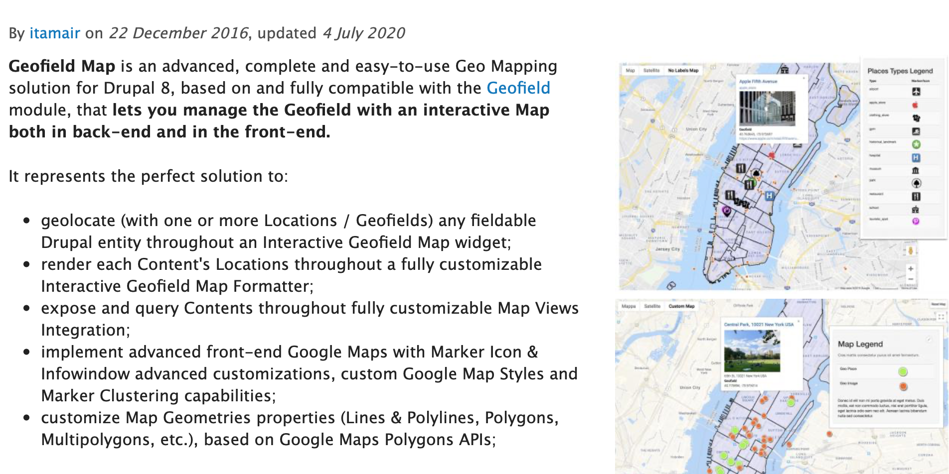 Drupal geocode module